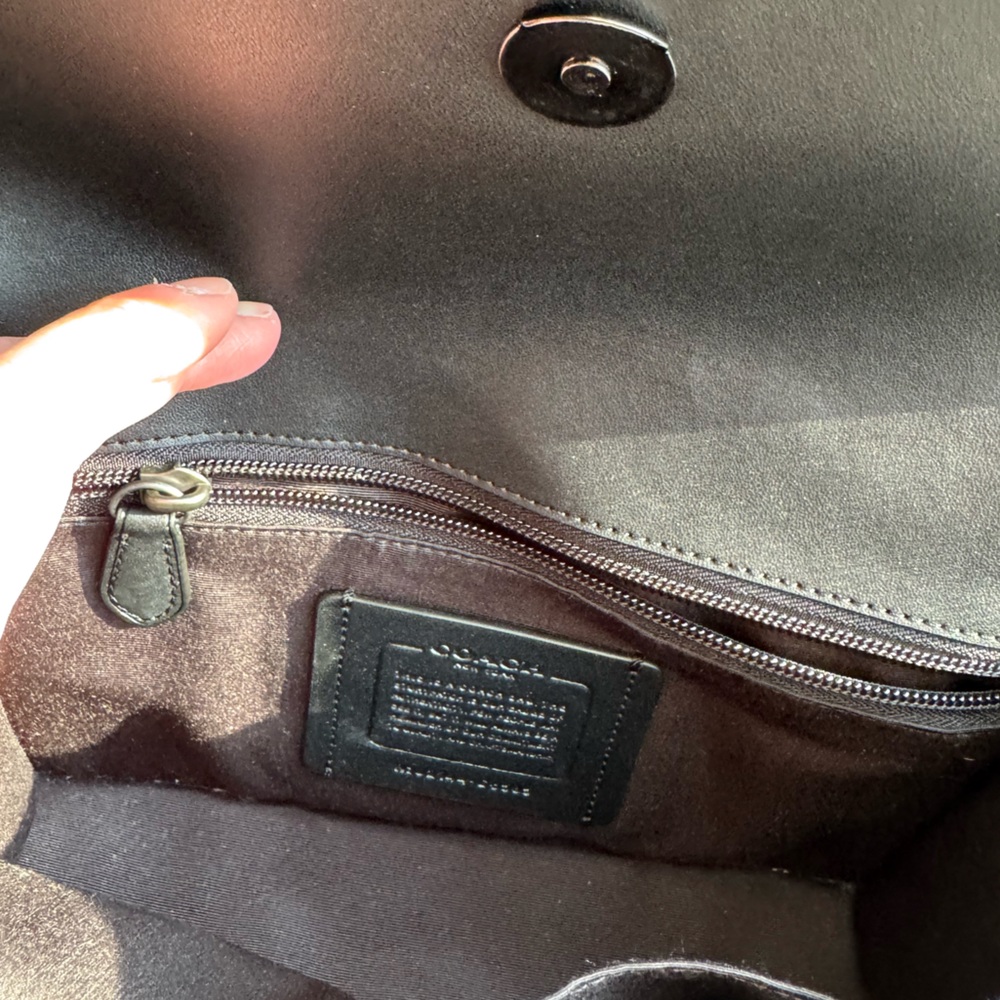 Coach Black and Brown Crossbody Bag - Picture 8 of 16